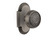 Nostalgic Warehouse - Cottage Plate Double Dummy Craftsman Door Knob in Antique Pewter - COTCRA - 715183