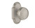 Nostalgic Warehouse - Cottage Plate Double Dummy Craftsman Door Knob in Satin Nickel - COTCRA - 715185