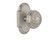 Nostalgic Warehouse - Cottage Plate Passage Egg & Dart Door Knob in Satin Nickel - COTEAD - 708545 - 2 3/4" Backset