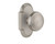 Nostalgic Warehouse - Cottage Plate Double Dummy Deco Door Knob in Satin Nickel - COTDEC - 707096