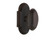 Nostalgic Warehouse - Cottage Plate Double Dummy Homestead Door Knob in Timeless Bronze - COTHOM - 700776