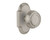 Nostalgic Warehouse - Cottage Plate Double Dummy Mission Door Knob in Satin Nickel - COTMIS - 715189