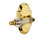 Nostalgic Warehouse - Cottage Plate Privacy Parlor Lever in Polished Brass - COTPRL - 714667 - 2 3/4" Backset
