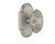 Nostalgic Warehouse - Cottage Plate Single Dummy Victorian Door Knob in Satin Nickel - COTVIC - 713058