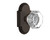 Nostalgic Warehouse - Cottage Plate Single Dummy Waldorf Door Knob in Oil-Rubbed Bronze - COTWAL - 713063