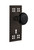 Nostalgic Warehouse - Craftsman Plate with Keyhole Double Dummy Black Porcelain Door Knob in Oil-Rubbed Bronze - CRABLK - 715584