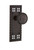 Nostalgic Warehouse - Craftsman Plate Passage Craftsman Door Knob in Timeless Bronze - CRACRA - 700252 - 2 3/8" Backset