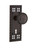 Nostalgic Warehouse - Craftsman Plate with Keyhole Passage Craftsman Door Knob in Timeless Bronze - CRACRA - 710050 - 2 3/4" Backset