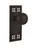 Nostalgic Warehouse - Craftsman Plate Privacy Craftsman Door Knob in Oil-Rubbed Bronze - CRACRA - 714721 - 2 3/4" Backset