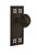 Nostalgic Warehouse - Craftsman Plate Passage Egg & Dart Door Knob in Oil-Rubbed Bronze - CRAEAD - 708659 - 2 3/4" Backset