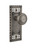Nostalgic Warehouse - Craftsman Plate Single Dummy Deco Door Knob in Antique Pewter - CRADEC - 707432