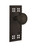Nostalgic Warehouse - Craftsman Plate Single Dummy Deco Door Knob in Oil-Rubbed Bronze - CRADEC - 707433