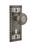Nostalgic Warehouse - Craftsman Plate with Keyhole Single Dummy Deco Door Knob in Antique Pewter - CRADEC - 707436