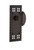 Nostalgic Warehouse - Craftsman Plate Double Dummy Homestead Door Knob in Timeless Bronze - CRAHOM - 700794