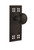 Nostalgic Warehouse - Craftsman Plate Passage New York Door Knob in Oil-Rubbed Bronze - CRANYK - 715248 - 2 3/8" Backset