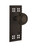 Nostalgic Warehouse - Craftsman Plate Double Dummy Mission Door Knob in Oil-Rubbed Bronze - CRAMIS - 715548