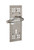 Nostalgic Warehouse - Craftsman Plate with Keyhole Passage Parlor Lever in Satin Nickel - CRAPRL - 714163 - 2 3/8" Backset