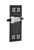 Nostalgic Warehouse - Craftsman Plate Privacy Parlor Lever in Timeless Bronze - CRAPRL - 702315 - 2 3/8" Backset