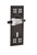 Nostalgic Warehouse - Craftsman Plate with Keyhole Single Dummy Parlor Lever in Timeless Bronze - CRAPRL - 700653