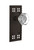 Nostalgic Warehouse - Craftsman Plate Single Dummy Waldorf Door Knob in Oil-Rubbed Bronze - CRAWAL - 715384