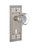Nostalgic Warehouse - Craftsman Plate with Keyhole Single Dummy Waldorf Door Knob in Satin Nickel - CRAWAL - 715449