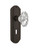 Nostalgic Warehouse - Deco Plate with Keyhole Single Dummy Chateau Door Knob in Oil-Rubbed Bronze - DECCHA - 706885