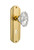 Nostalgic Warehouse - Deco Plate with Keyhole Double Dummy Chateau Door Knob in Unlacquered Brass - DECCHA - 706899