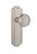 Nostalgic Warehouse - Deco Plate Passage Craftsman Door Knob in Satin Nickel - DECCRA - 708749 - 2 3/4" Backset
