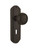 Nostalgic Warehouse - Deco Plate with Keyhole Single Dummy Craftsman Door Knob in Oil-Rubbed Bronze - DECCRA - 706826