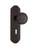 Nostalgic Warehouse - Deco Plate with Keyhole Double Dummy Craftsman Door Knob in Timeless Bronze - DECCRA - 708073