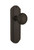 Nostalgic Warehouse - Deco Plate Passage Deco Door Knob in Oil-Rubbed Bronze - DECDEC - 706048 - 2 3/8" Backset