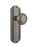 Nostalgic Warehouse - Deco Plate Passage Deco Door Knob in Antique Pewter - DECDEC - 708760 - 2 3/4" Backset