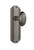 Nostalgic Warehouse - Deco Plate Double Dummy Homestead Door Knob in Antique Pewter - DECHOM - 706331