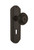 Nostalgic Warehouse - Deco Plate with Keyhole Double Dummy Meadows Door Knob in Oil-Rubbed Bronze - DECMEA - 706387