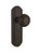Nostalgic Warehouse - Deco Plate Single Dummy Mission Door Knob in Oil-Rubbed Bronze - DECMIS - 706850