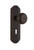 Nostalgic Warehouse - Deco Plate with Keyhole Single Dummy New York Door Knob in Timeless Bronze - DECNYK - 700665