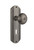 Nostalgic Warehouse - Deco Plate with Keyhole Double Dummy New York Door Knob in Antique Pewter - DECNYK - 706170