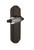 Nostalgic Warehouse - Deco Plate Passage Parlor Lever in Oil-Rubbed Bronze - DECPRL - 708821 - 2 3/4" Backset