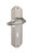 Nostalgic Warehouse - Deco Plate with Keyhole Passage Parlor Lever in Satin Nickel - DECPRL - 710552 - 2 3/4" Backset