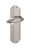 Nostalgic Warehouse - Deco Plate Privacy Parlor Lever in Satin Nickel - DECPRL - 714900 - 2 3/4" Backset