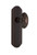 Nostalgic Warehouse - Deco Plate Privacy Victorian Door Knob in Timeless Bronze - DECVIC - 708108 - 2 3/8" Backset