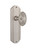 Nostalgic Warehouse - Deco Plate Privacy Victorian Door Knob in Satin Nickel - DECVIC - 714923 - 2 3/4" Backset