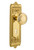 Nostalgic Warehouse - Egg & Dart Plate Interior Mortise Deco Door Knob in Unlacquered Brass - EADDEC - 707156 - 2 1/4" Backset