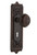 Nostalgic Warehouse - Egg & Dart Plate Interior Mortise Egg & Dart Door Knob in Timeless Bronze - EADEAD - 703853 - 2 1/4" Backset