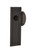 Nostalgic Warehouse - Mission Plate Privacy Homestead Door Knob in Timeless Bronze - MISHOM - 702688 - 2 3/8" Backset