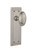 Nostalgic Warehouse - Mission Plate Privacy Homestead Door Knob in Satin Nickel - MISHOM - 716201 - 2 3/8" Backset