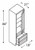 Blue Valley Grey Shaker Bath Cabinet - GRS-SVA188421