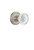 Nostalgic Warehouse - Classic Rosette Privacy Crystal Meadows Knob in Satin Nickel - CLACME - 751857 - 2 3/4" Backset