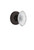Nostalgic Warehouse - Classic Rosette Single Dummy Crystal Victorian Knob in Timeless Bronze - CLACVI - 754775
