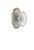 Nostalgic Warehouse - Cottage Plate Double Dummy Crystal Victorian Knob in Satin Nickel - COTCVI - 755104